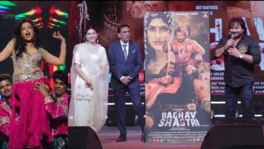 Hindi movie ‘Raghav Shastri’s First Look of Unveils in Kolkata’s Bollywood night, Chitrangada Singh, Sapna Choudhary and artists from ‘The Kapil Sharma Show’ were present.