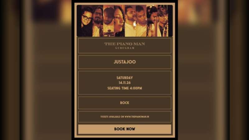 Justajoo to Bring Rock and Classical Fusion to The Piano Man, Gurugram, on November 14